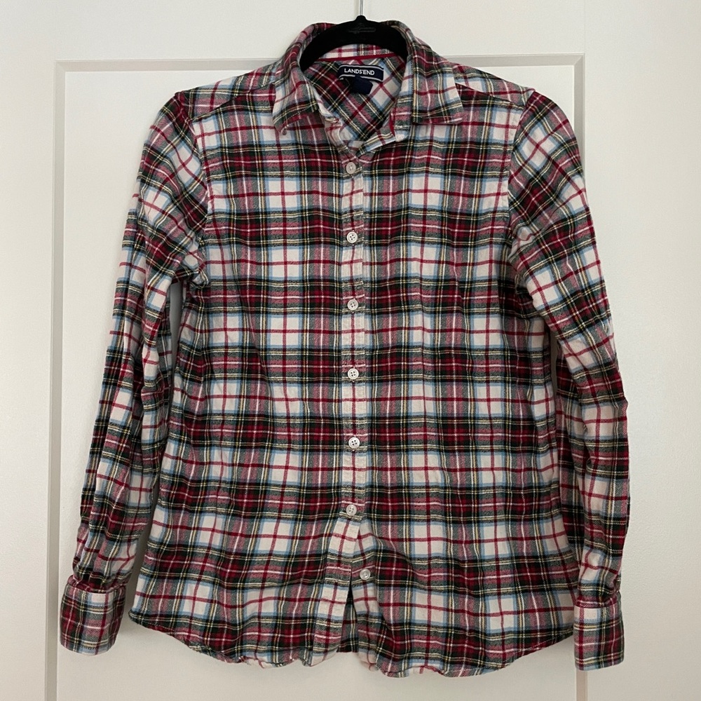 Lands End Flannel Shirt